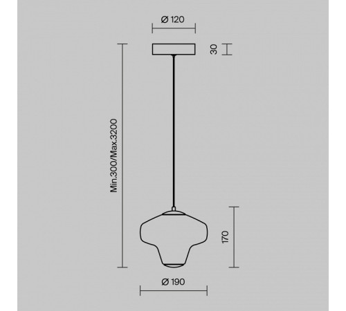 Подвесной светильник Maytoni Sirocco MOD359PL-L6BS3K