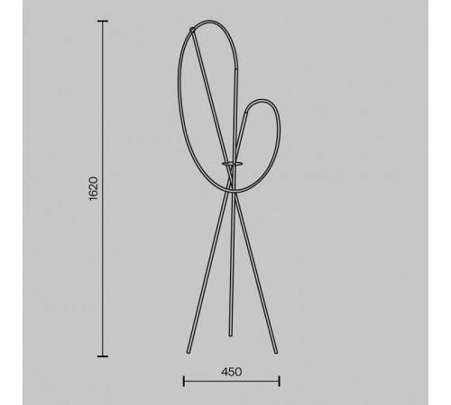 Торшер Maytoni Crochet MOD369FL-L36BS3K