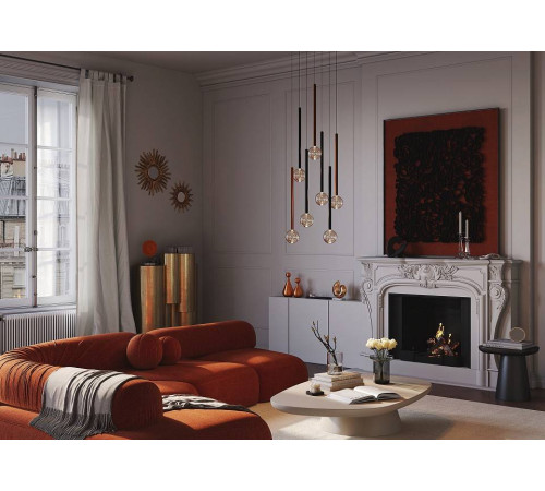 Подвесная люстра Maytoni Bubble dream MOD383PL-L40BBS3K