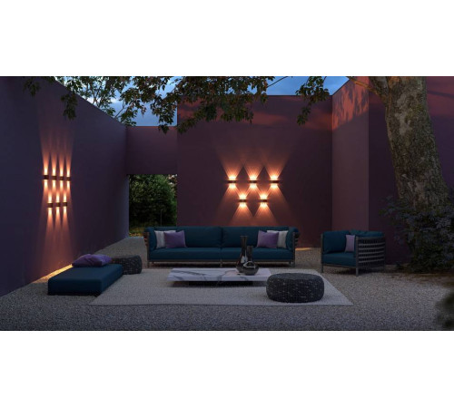 Светильник уличный настенный Maytoni Strato 4 Вт 3000K O417WL-L4GR3K