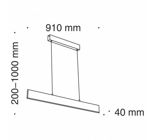 Подвесной светильник Maytoni Step P010PL-L23B4K