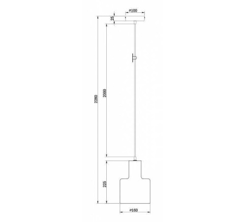 Подвесной светильник Maytoni Broni T439-PL-01-GR