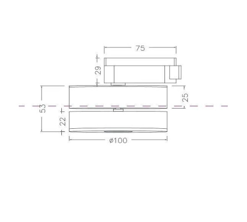 Накладной светильник Maytoni Magic TR006-1-12W3K-B