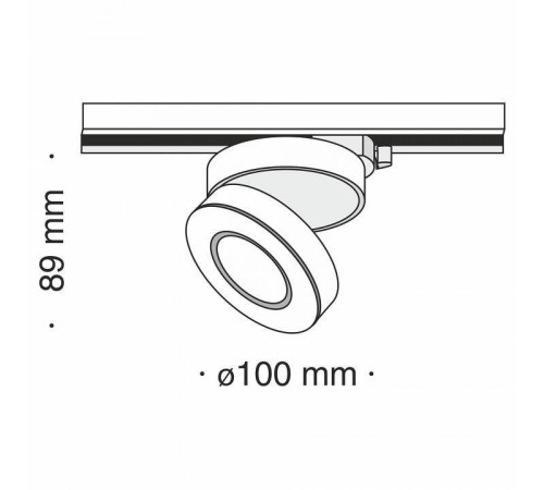 Накладной светильник Maytoni Magic TR006-1-12W3K-W