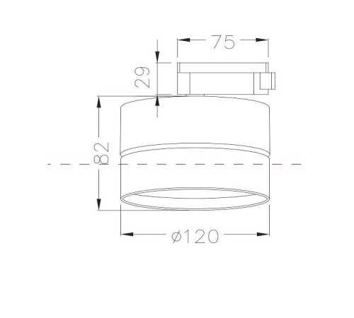 Накладной светильник Maytoni ONDA TR007-1-18W3K-W4K