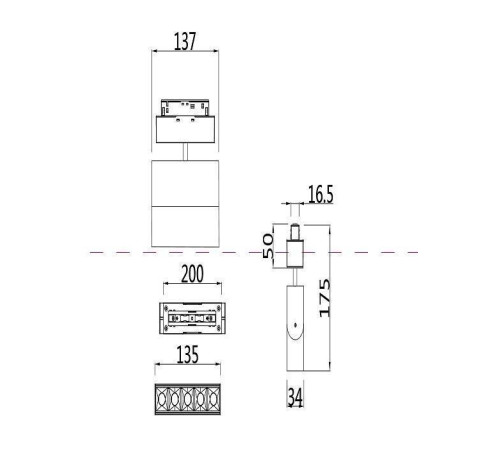 Светильник на штанге Maytoni Points TR015-2-10W4K-W