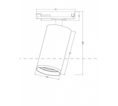 Светильник на штанге Maytoni Focus S TR020-1-GU10-W