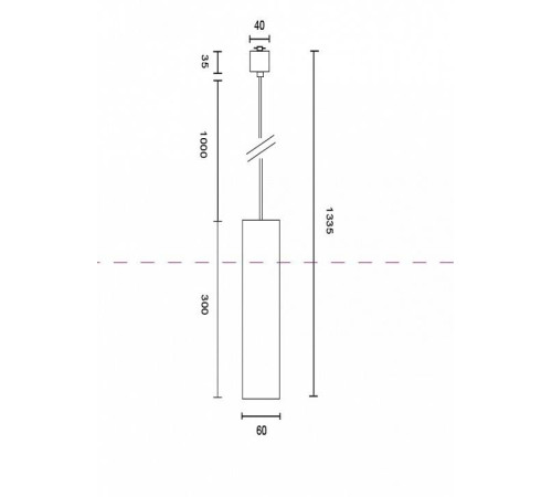 Подвесной светильник Maytoni Focus TR025-1-GU10-B