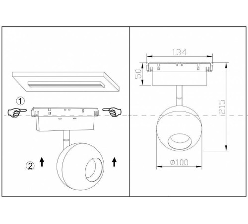 Светильник на штанге Maytoni Ball TR028-2-15W3K-W