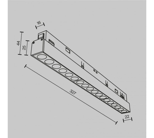 Встраиваемый светильник Maytoni Points TR031-2-18W2.7K-B