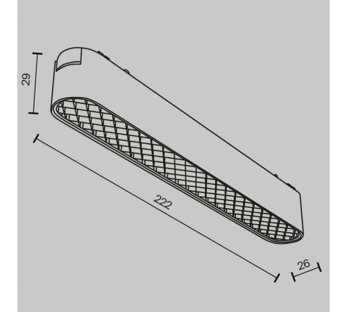 Накладной светильник Maytoni Basis Grid 12 Вт TR084-1-12W4K-W
