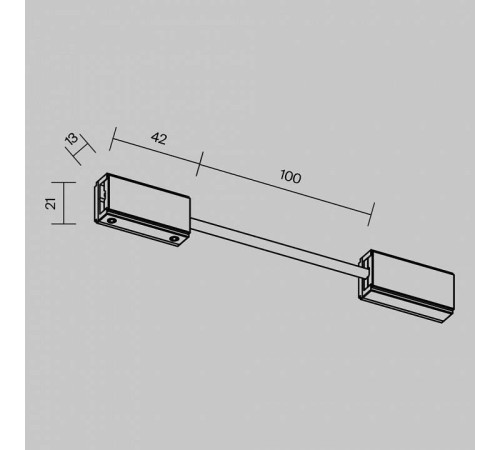 Соединитель гибкий для треков Maytoni Flexity TRA200CPC-11B-10