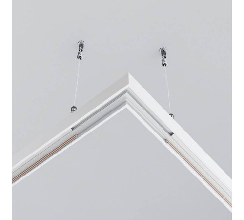 Соединитель угловой L-образный для треков накладных Maytoni Accessories for tracks Exility TRAM034CL-41W