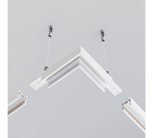 Соединитель угловой L-образный для треков накладных Maytoni Accessories for tracks Exility TRAM034CL-41W