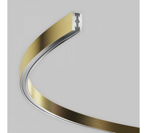 Шинопровод трековый накладной Maytoni Flarity круглый D1500 мм латунь TRX154-2SR-D1500-BS