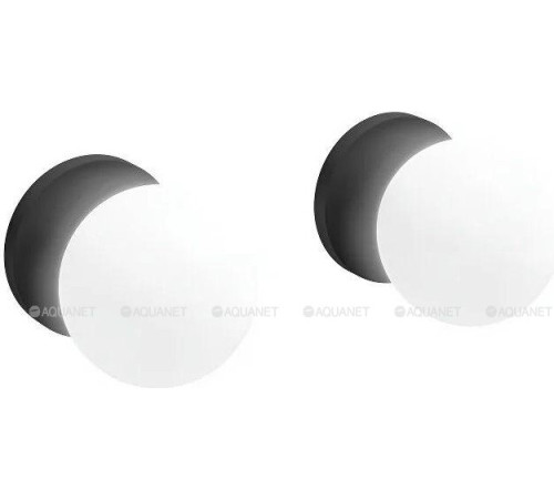 Набор настенных светильников Jacob Delafon Cléo 1889 2 шт матовый серый EB729-MWB