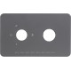 Накладка для термостата Allen Brau Priority 4.0 на 3 хода черный матовый 5.3UXX3-31