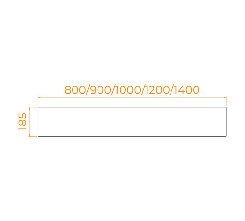 Экран для поддона RGW NA/STYLE 90x90 мм фронтальный 16230411-90