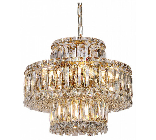 Подвесная люстра Newport 8450 8458+3/C gold