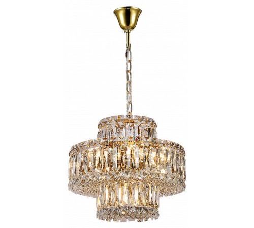 Подвесная люстра Newport 8450 8458+3/C gold