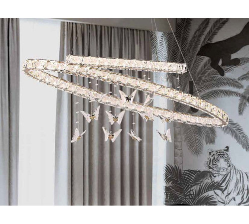 Подвесной светильник Newport 8120 8120/120 oval chrome