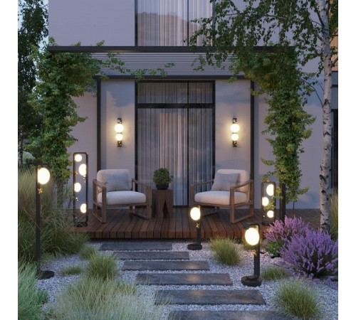 Наземный высокий светильник Odeon Light NATURE 5434/4FB