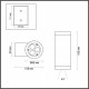 Накладной светильник Odeon Light Long 7071/8WL