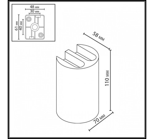 Накладной светильник Odeon Light NATURE 7125/4WL