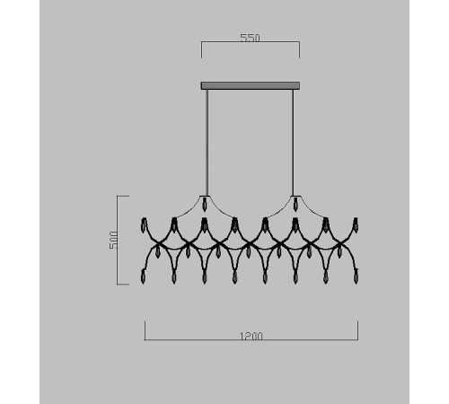 Подвесная люстра O-LUCE Taylor 1094911-1