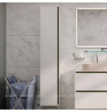 Пенал Allen Brau ACTIVITY 35 см R белый матовый/черный браш 1.34001.WM