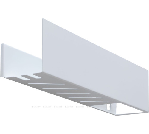 Полка Aquanet Магнум Н 500х120х100 мм с крючками белый матовый 00341539