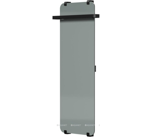 Полотенцесушитель Allen Brau INFINITY 1200х440 мм зеркало с рейлингом 2.0 и креплением черный браш 00325659