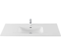 Раковина-столешница Aquanet Flat 120 белый матовый 00330427