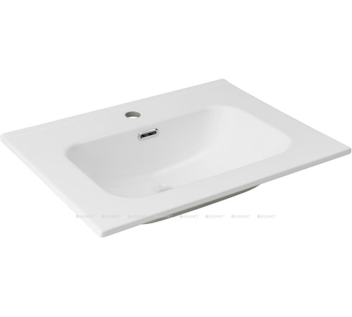Раковина-столешница Aquanet Flat 60 белый матовый 00330429