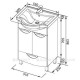 Раковина-столешница Aquanet Everson 550х490х190 мм 00177617