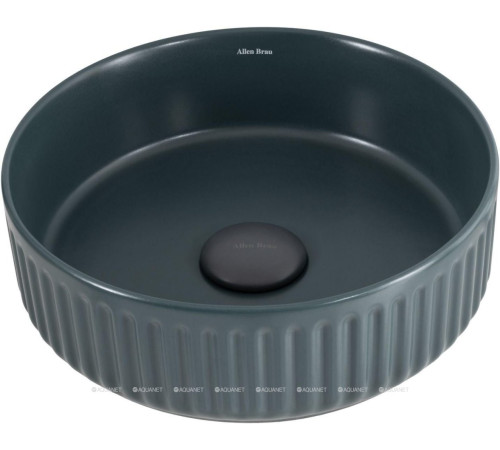 Раковина накладная Allen Brau Fantasy Line Ø360 мм петроль 4.11032.PT