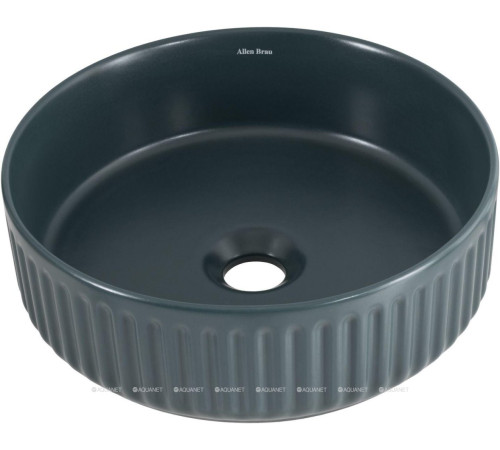 Раковина накладная Allen Brau Fantasy Line Ø360 мм петроль 4.11032.PT