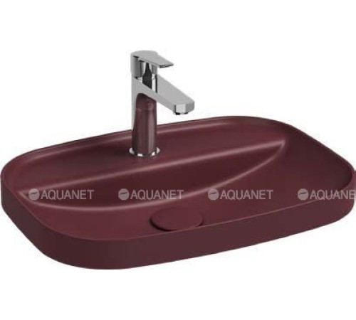 Раковина накладная Allen Brau FANTASY Sphere 550x400 мм керамическая бордо 4.11034.BD