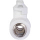 Кран шаровой Kalde комбинированный 25x3/4 наружная резьба белый 3242-vlb-250c05