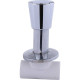 Вентиль Kalde PPR с хромированной ручкой Трилистник 25 мм 3242-vlk-250002