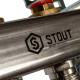 Коллекторный блок из нержавеющей стали STOUT без расходомеров 8 выходов SMS 0922 000008