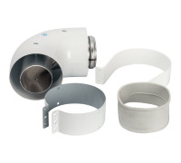 Адаптер для котла угловой 90° коаксиальный STOUT DN 60/100 (Vaillant, Protherm) SCA-6010-230190