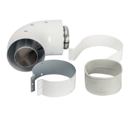 Адаптер для котла угловой 90° коаксиальный STOUT DN 60/100 (Vaillant, Protherm) SCA-6010-230190