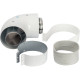Адаптер для котла угловой 90° коаксиальный STOUT DN 60/100 (Vaillant, Protherm) SCA-6010-230190