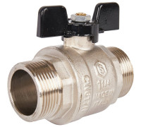 Кран шаровой STOUT полнопроходной НР/НР ручка бабочка 1 1/4 SVB-0006-000032