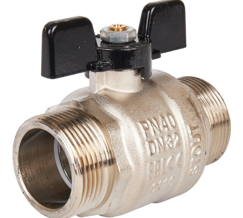 Кран шаровой STOUT полнопроходной НР/НР ручка бабочка 1 1/4 SVB-0006-000032