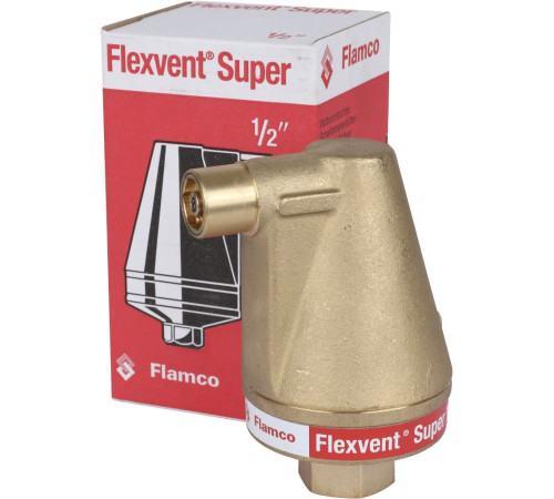 Воздухоотводчик автоматический Flamco Flexvent Super 1/2 28520