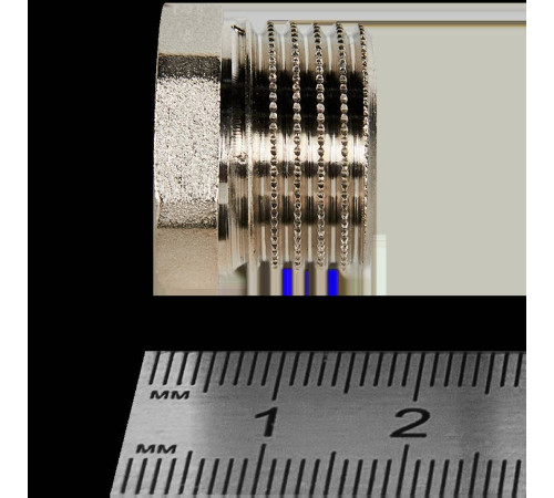 Футорка никелированная STOUT 1/2x3/8 SFT-0029-001238