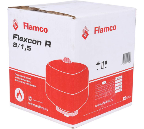 Расширительный бак Flamco Flexcon R 8 л 6 бар 16010RU