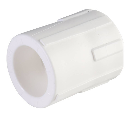 Муфта комбинированная Политэк PP-R 25х1/2 ВР белая 9100002512